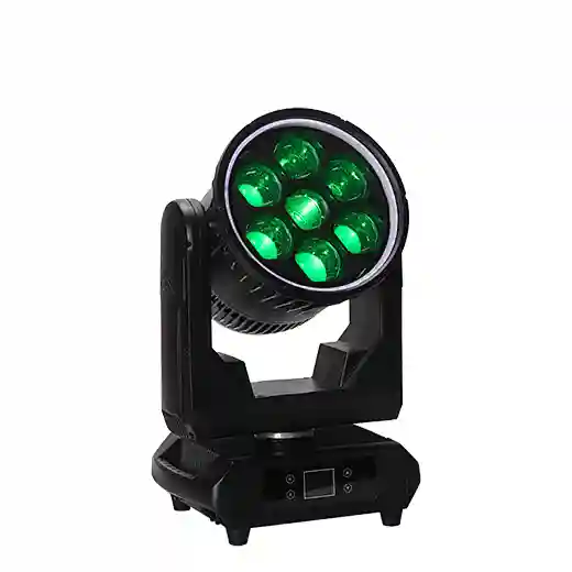 Waterproof IP Magnesium Alloy 7x60w BEE EYE Rotating Zoom LED Moving Head Light With LED Ring
